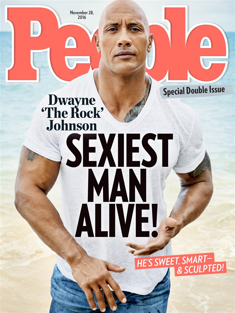 דואין Johnson People Magazine Sexiest Man Alive cover