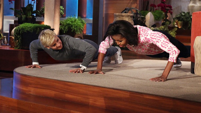 छवि: Michelle Obama and Ellen DeGeneres