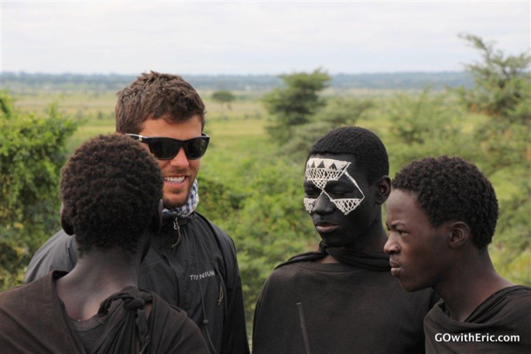 KÉP: Eric Hill in Tanzania.