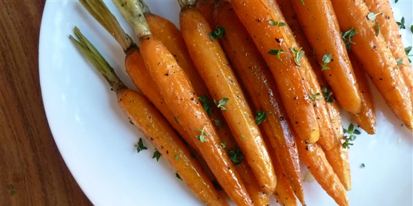 Balsamico-med Roasted Carrots 