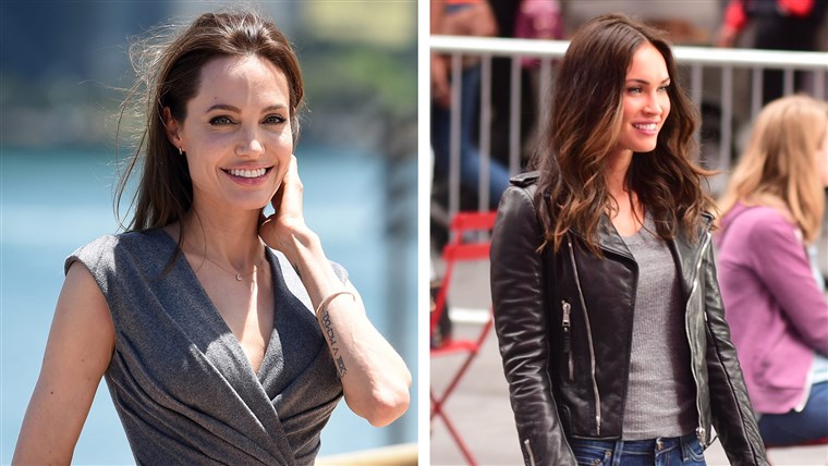 Híres Doppelgangers: Angelina Jolie and Megan Fox