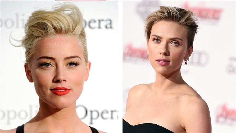 Híres Doppelgangers: Scarlett Johannson and Amber Heard