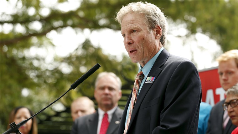 Andy Parker participates in a rally against gun violence, on the U.S. Capitol grounds in Washington