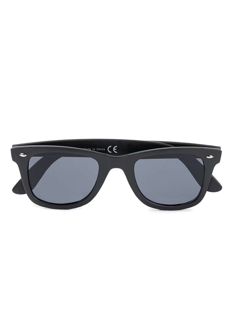 Topman Matte Black Sunglasses