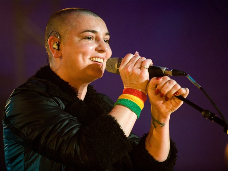 Sinead O'Connor, seen here in 2011, famously tore up a photo of the pope on 