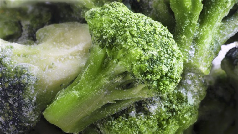 जमे हुए broccoli