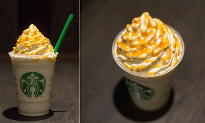 od the menu Starbucks drink: Butterbeer frappuccino