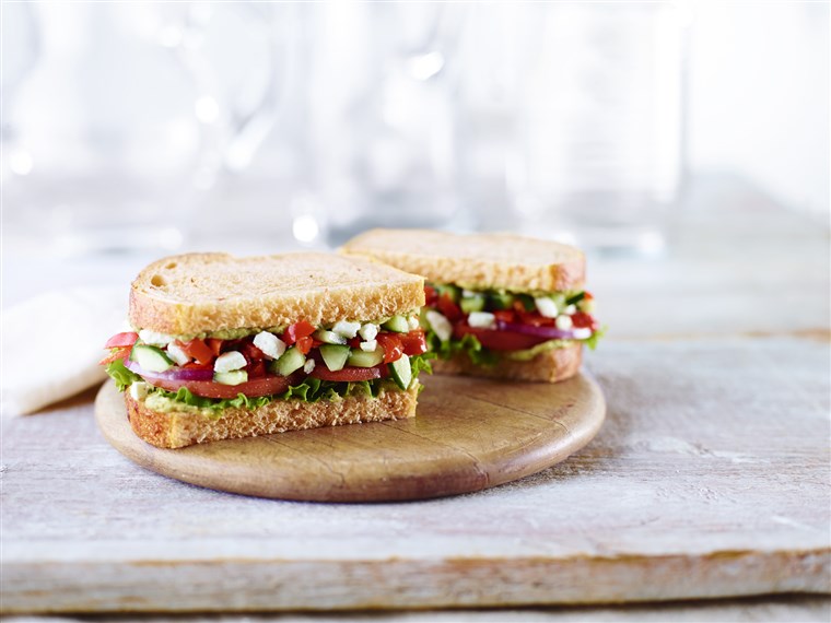 ים תיכוני Veggie Sandwich