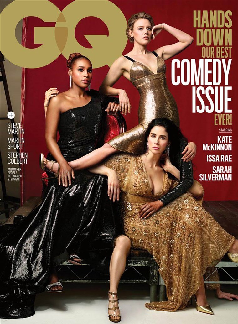 केट McKinnon, Issa Rae and Sarah Silverman on GQ cover