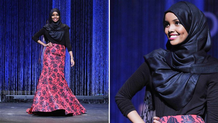 חלימה Aden Competes in Hijab at Miss Minnesota USA Pageant