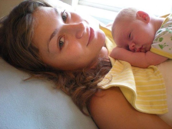 ब्रिटा Merwin and newborn