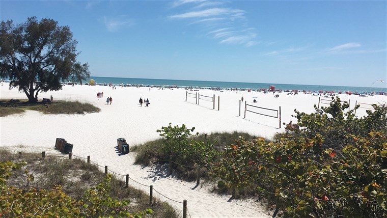 श्रेष्ठ US beaches: Siesta Beach, Florida