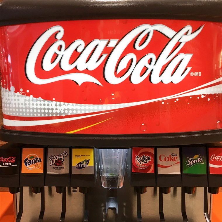 kókacserje Cola soft drink self serving vending machine