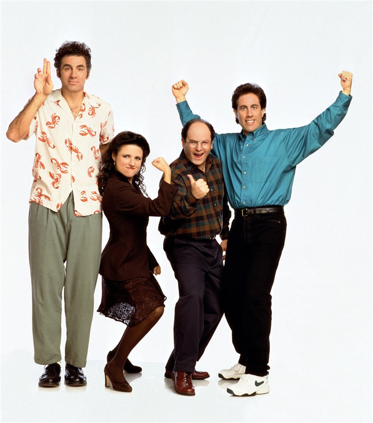 Seinfeld, Michael Richards, Julia Louis-Dreyfus, Jason Alexander, Jerry Seinfeld. Season 6. 1990 - 1
