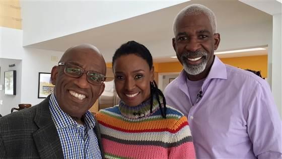 अल Roker, B. Smith and Dan Gasby, her husband and business partner of 23 years.