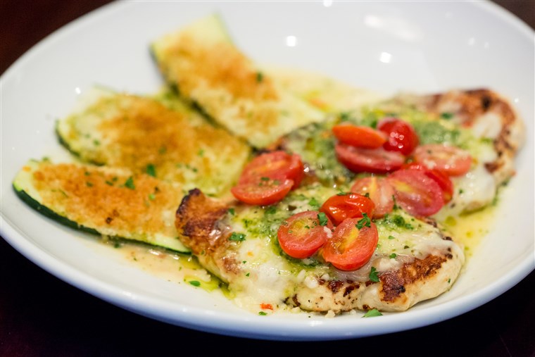 עוף Margherita - part of Olive Garden's new lighter fare menu