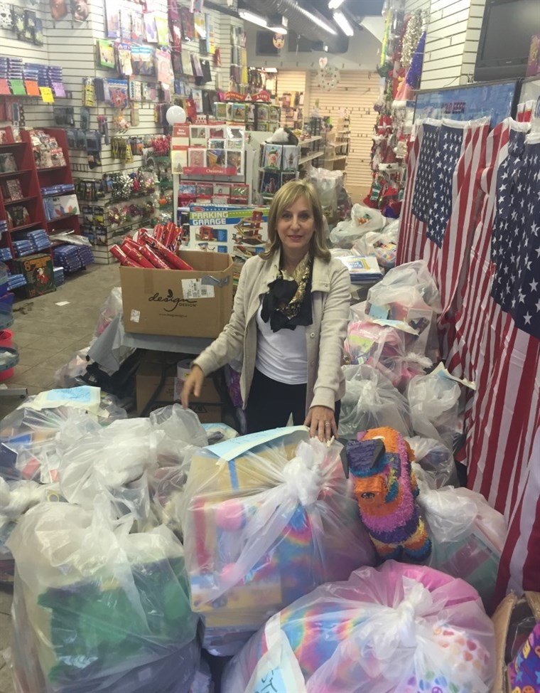 Pjesma Suchman bought out a toy store's entire supply and donated it to children in need.