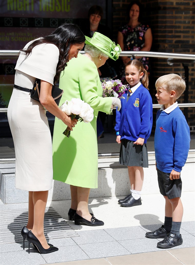 ה Duchess Of Sussex Undertakes Her First Official Engagement With Queen Elizabeth II