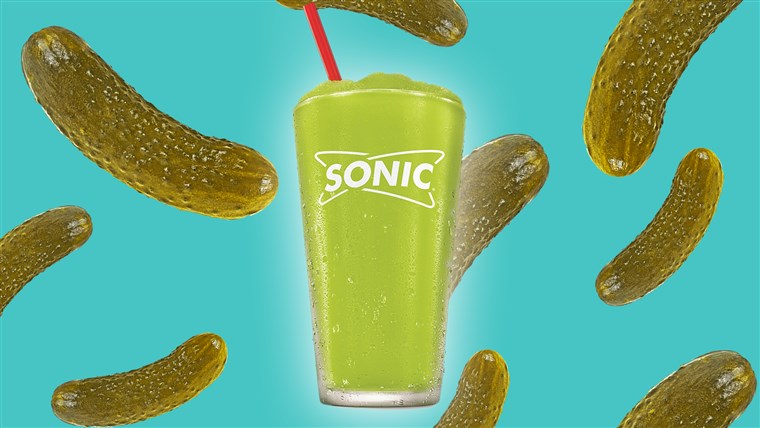 סוניק's pickle juice slush