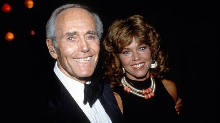 जेन Fonda with father Henry Fonda