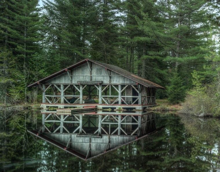A financier J.P. Morgan's possibly haunted lodge at Camp Ucas is for sale