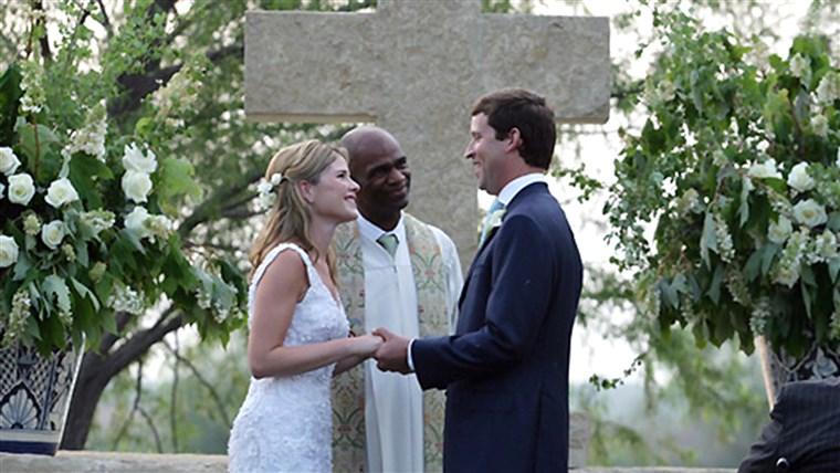 Jenna and Henry exchanged vows on May 10, 2008, at Prairie Chapel Ranch near Crawford, Texas. 