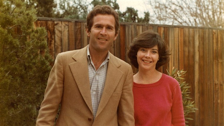 जॉर्ज W. Bush and Laura Bush
