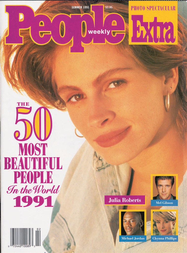 Julia Roberts on the cover of People in 1991