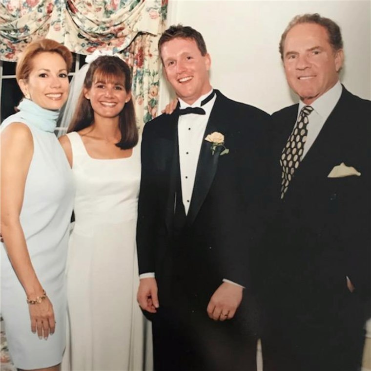 Kathie Lee and Frank Gifford at the wedding of her former assistant, Taryn McHale.