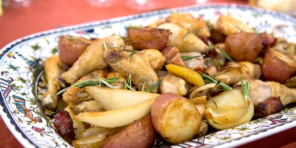 Lidia Bastianich's Grandma's Chicken and Potatoes