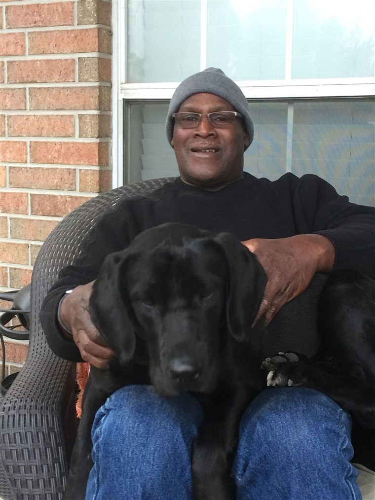 איש exonerated after 38 years goes home with the puppy he raised in prison