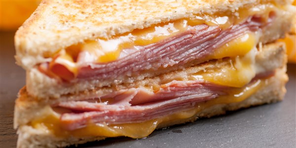 Jeff Mauro's Perfect Grilled Cheese with Ham
