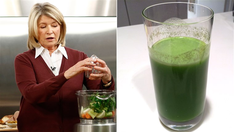 Martha Stewart's morning ritual includes this green juice.