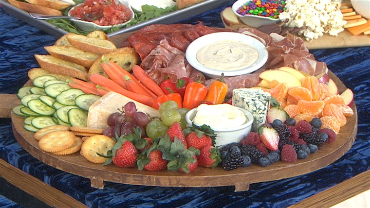 Kelsey Nixon's Ultimate Snack Board, Bruschetta Board, Sweet & Salty Board