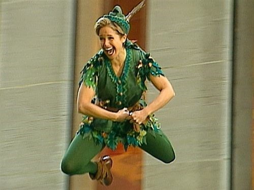 Katie Couric as Peter Pan
