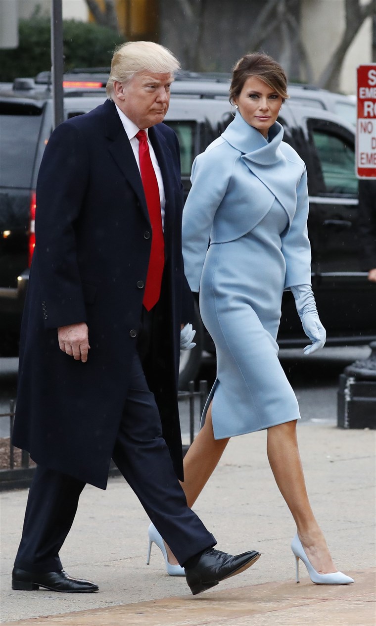 Donald Trump and his wife Melania