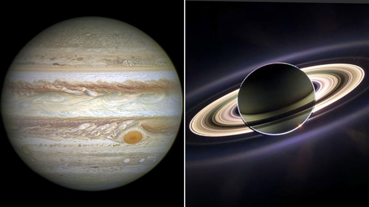 बृहस्पति and Saturn