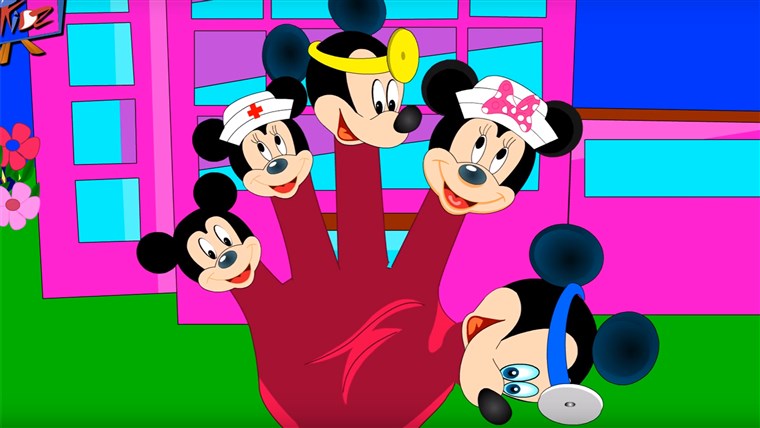 דוקטור Mickey mouse finger family song and more mickey songs