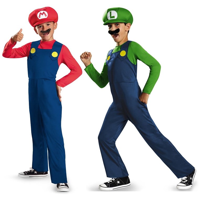 Szuper Mario Brothers are halloween favorites for kids this year 