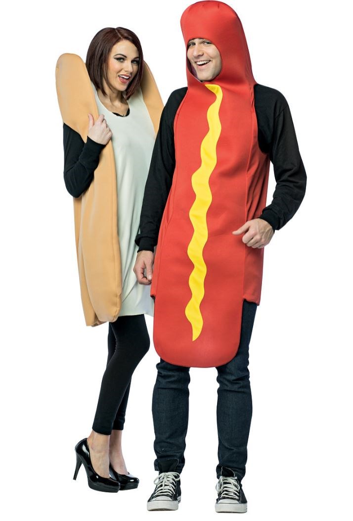 Hot dog and Bun costume