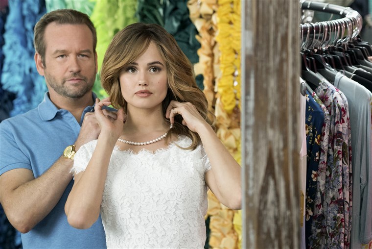 Dallas Roberts and Debby Ryan in Insatiable