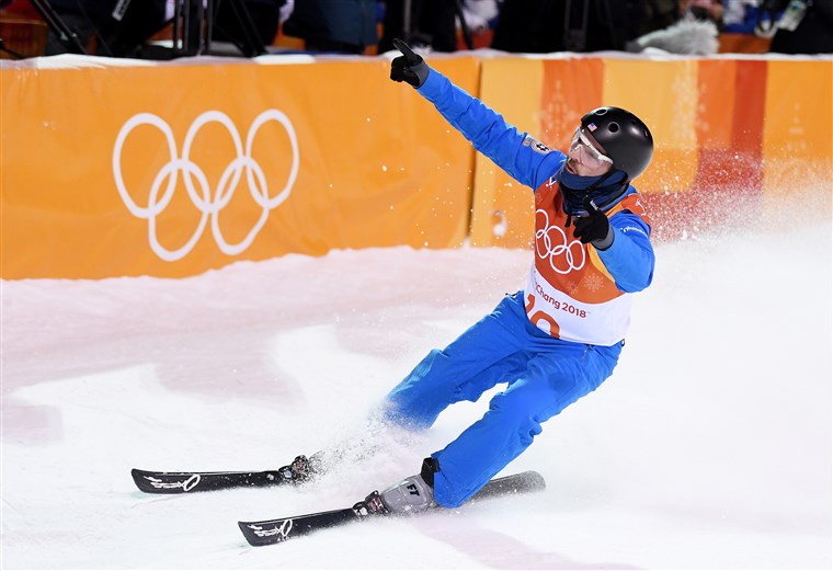 ג'ון Lillis competes at Pyeongchang Olympics