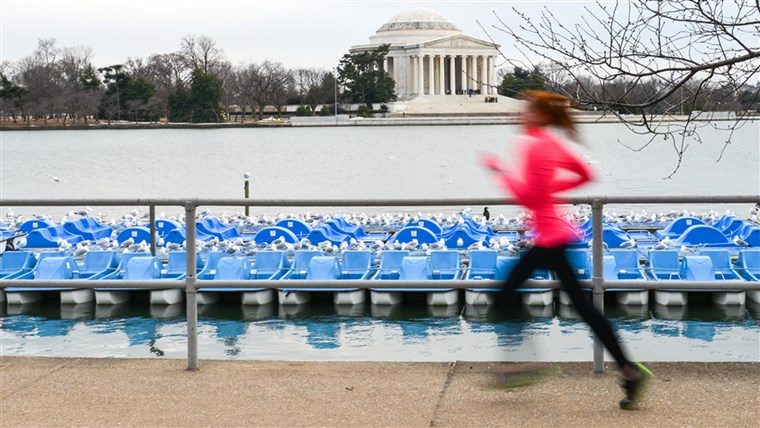  runner in Washington, D.C.