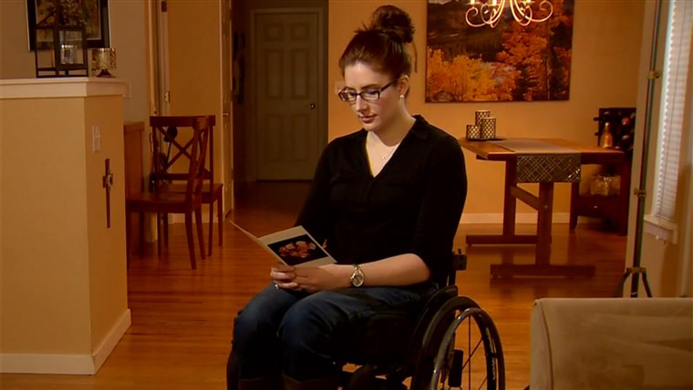 אן Marie Hochhalter, a survivor from the Columbine High School attack