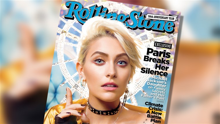 Pariz Jackson on the cover of Rolling Stone