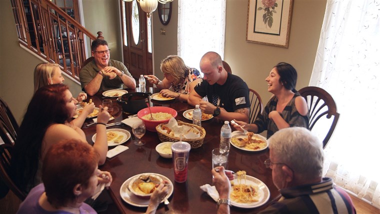 A Borghoff family does all it can to spend time together. 