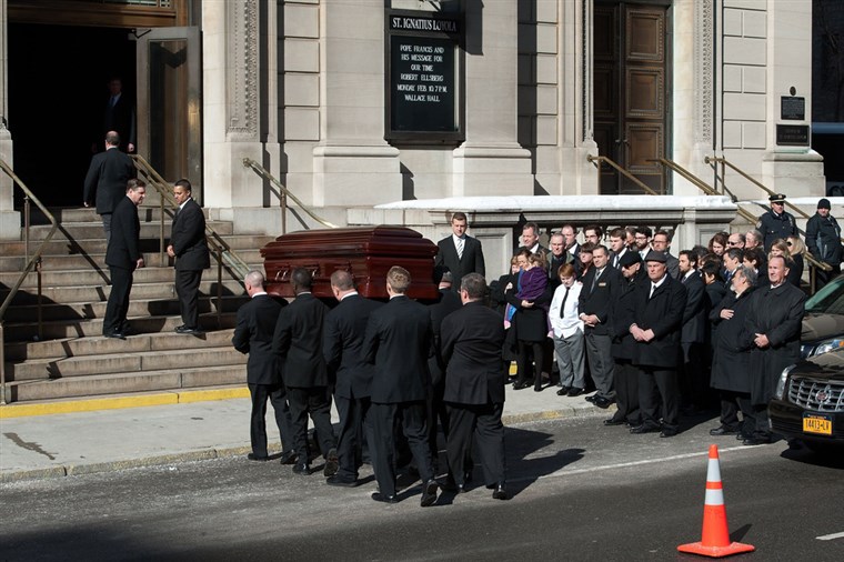 Slika: Philip Seymour Hoffman funeral