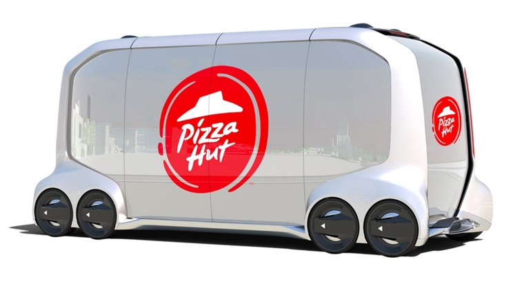 पिज़्ज़ा Hut is testing self-driving pizza delivery trucks