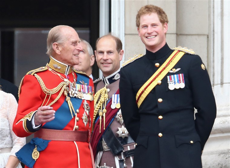 נסיך Harry and Prince Philip