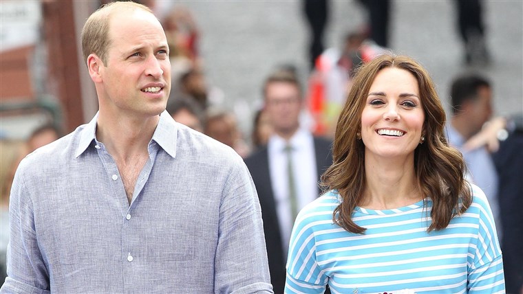 Princ William and his wife, Duchess Kate, the former Kate Middleton